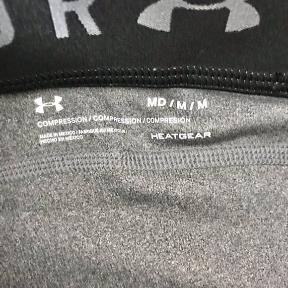 NWT Women’s Under Armour Gray Compression Leggings - Picture 3 of 10